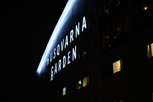 Exteriör av Husqvarna Garden