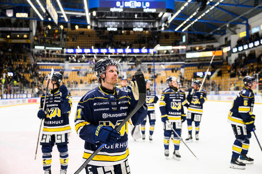 HV71s Mattias Tedenby jublar