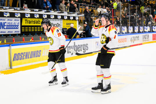 Brynäs Axel Andersson  och Victor Söderström deppar
