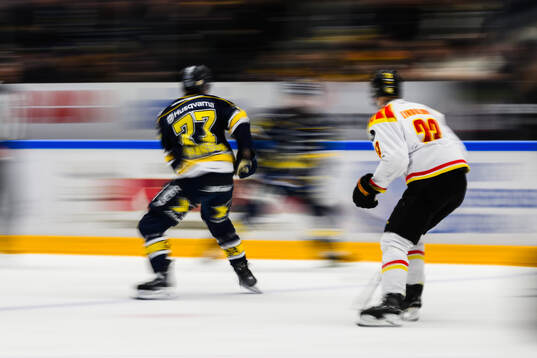 HV71s Herman Hansson och Brynäs Oskar Lindblom