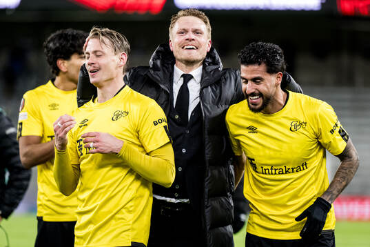 Simon Hedlund, head coach Oscar Hiljemark and Rami Kaib of