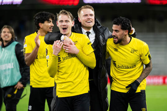 Head coach Oscar Hiljemark, Simon Hedlund and Rami Kaib of