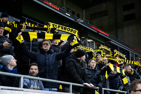 Spectators in the stands