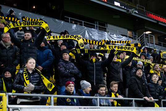 Spectators in the stands