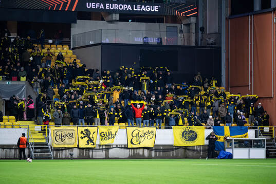 Spectators in the stands