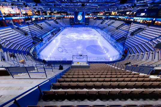 Interiör vy från Vida arena