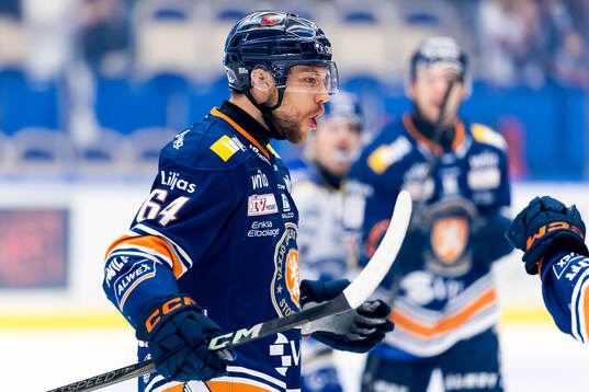 Växjös Eric Martinsson jublar