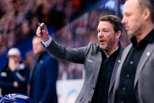 Leksands tränare Charles Berglund