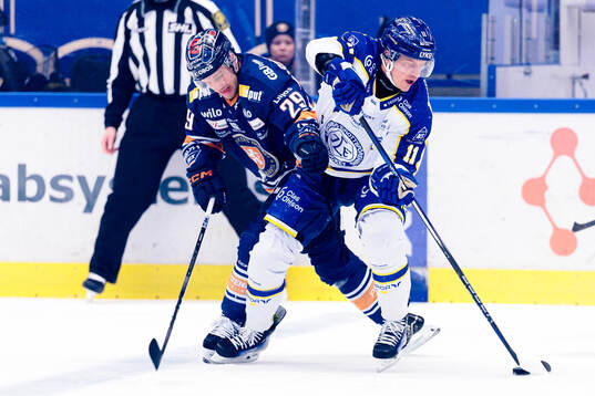 Växjös Sebastian Strandberg och Leksands Martin Karlsson