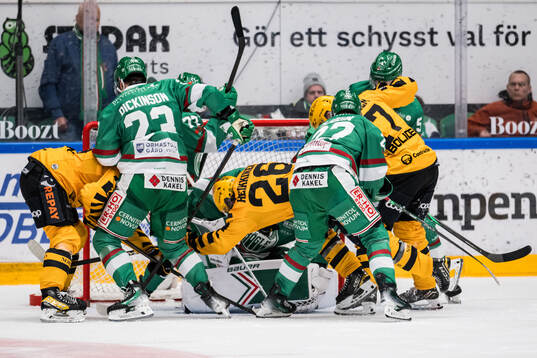 Rögle och Skellefteå spelare
