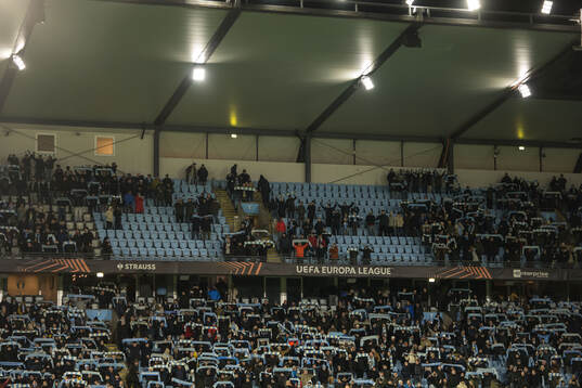 during the UEFA Europa League football match between Malmö