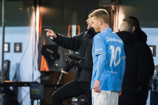 Head coach Henrik Rydström and Anders Christiansen of