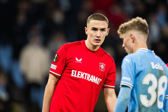 during the UEFA Europa League football match between Malmö