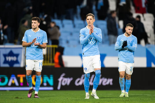 Colin Rösler, Søren Rieks och Gabriel Busanello of Malmö