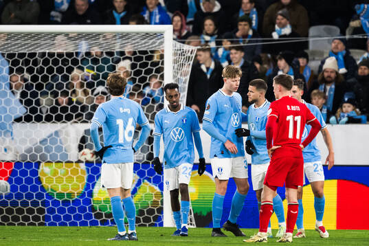 Nils Zätterström and Gabriel Busanello of Malmö FF