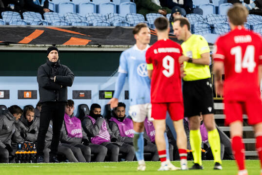 Head coach Henrik Rydström of Malmö FF