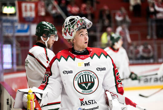 Frölundas målvakt Tobias Normann