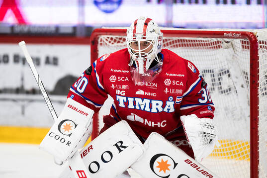 Timrås målvakt Jacob Johansson