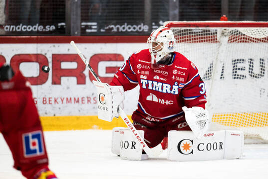 Timrås målvakt Jacob Johansson