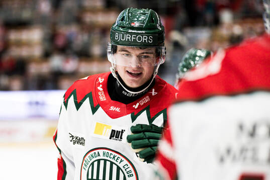 Frölundas Filip Cederqvist jublar