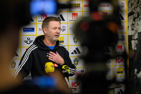 Head coach Peter Gerhardsson of Sweden