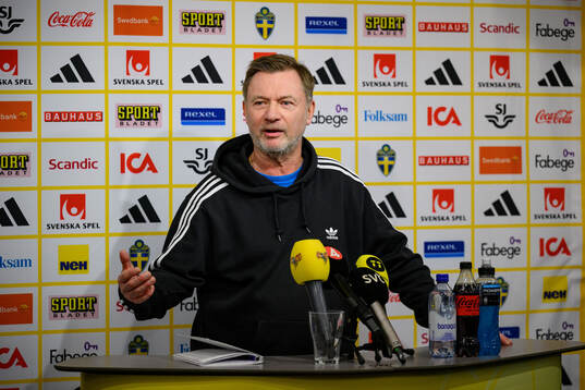 Head coach Peter Gerhardsson of Sweden