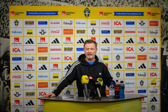 Head coach Peter Gerhardsson of Sweden