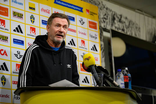 Head coach Peter Gerhardsson of Sweden