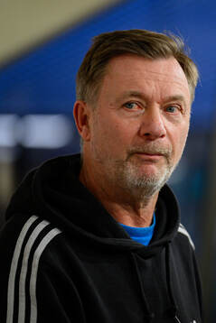 Head coach Peter Gerhardsson of Sweden