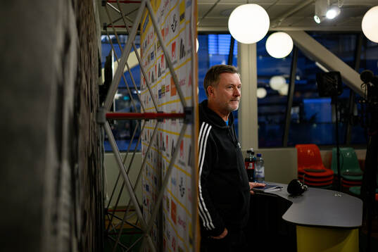 Head coach Peter Gerhardsson of Sweden