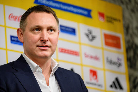 Kim Källström, head of football at the Swedish football