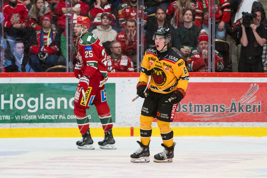 Luleås Isac Hedqvist jublar