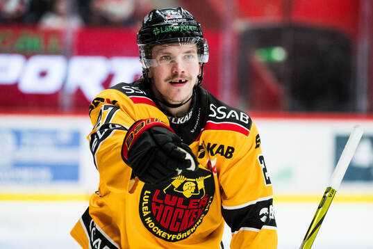 Luleås Oskari Laaksonen jublar