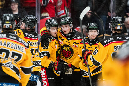 Luleås spelare jublar