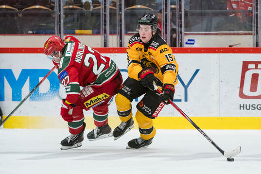 Modos Mattias Norlinder och Luleås David Granberg