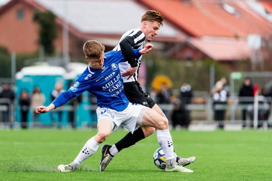 Trelleborgs Abbe Rehn och Landskronas Markus Björkqvist