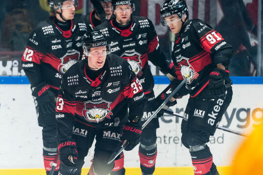 Malmö Redhawks Lassi Thomson jublar