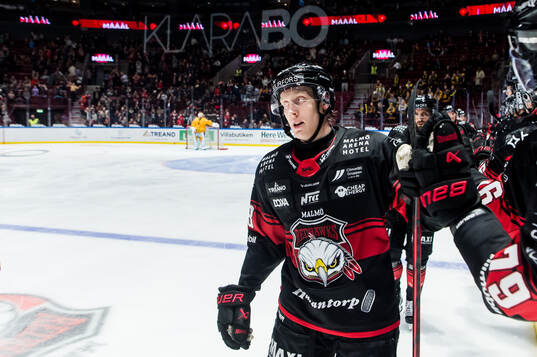 Malmö Redhawks Lassi Thomson jublar
