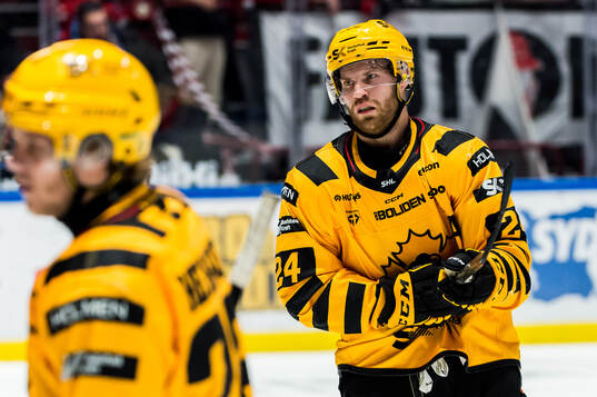 Skellefteås Oscar Lindberg deppar