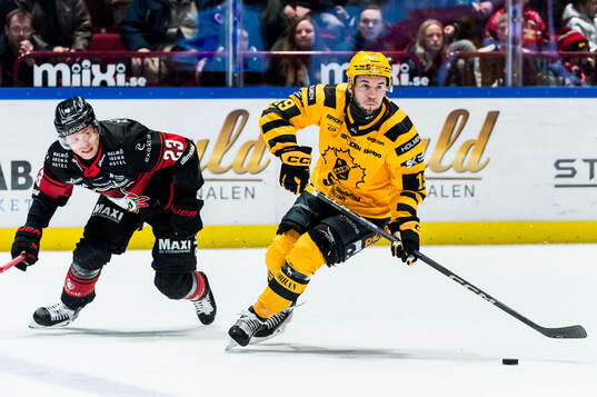 Malmö Redhawks Christoffer Forsberg och Skellefteås