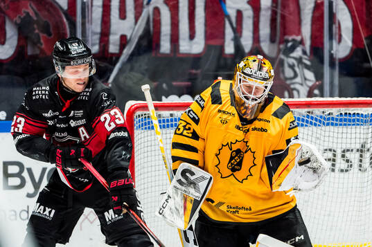 Malmö Redhawks Christoffer Forsberg och Skellefteås