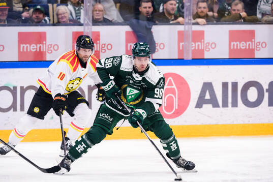 Brynäs Johan Larsson och Färjestads Marian Studenic