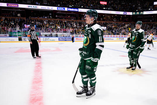 Färjestads Joakim Nygård och Magnus Nygren deppar