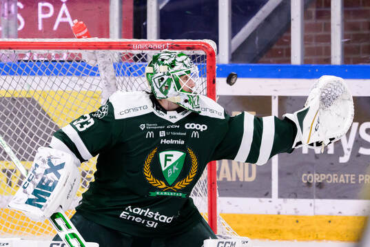 Färjestads målvakt Maxime Lagacé