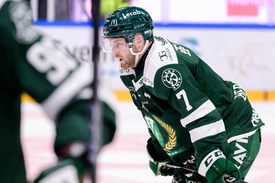 Färjestads Axel Bergkvist deppar