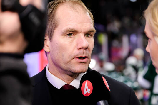 Färjestads tränare Thomas Mitell