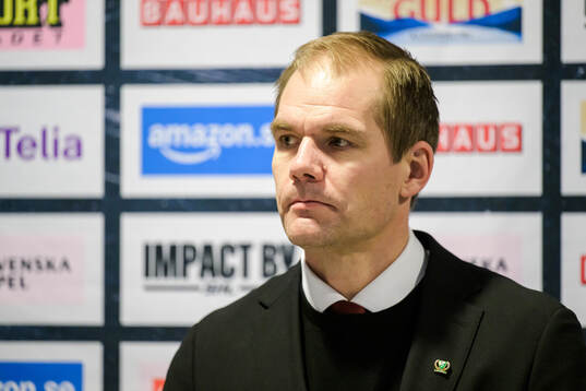 Färjestads tränare Thomas Mitell