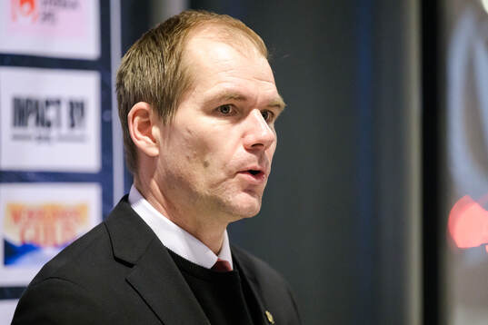 Färjestads tränare Thomas Mitell