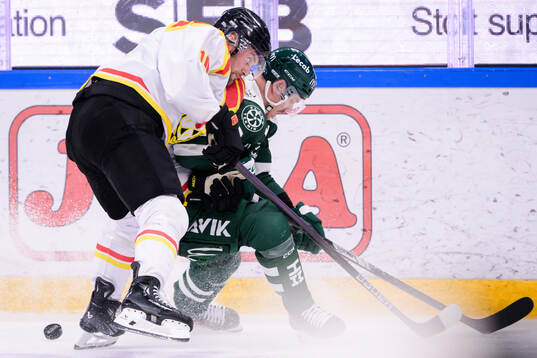 Brynäs Johan Larsson och Färjestads Joel Kellman