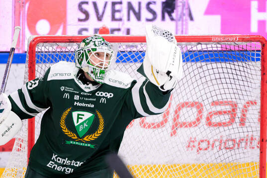 Färjestads målvakt Maxime Lagacé